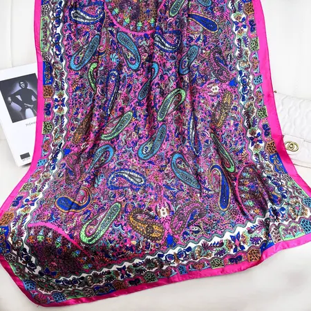 Silk Lightweight Headscarf detail