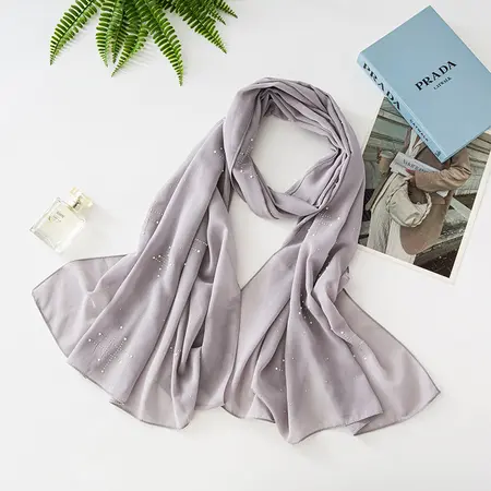 Chiffon Headscarf detail