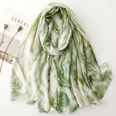 Printed Scarf Shawl – 180 × 88 cm detail