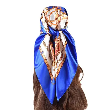 Silk Scarf Shawl – 90 × 90 cm