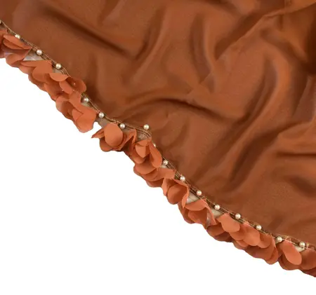 Chiffon Floral Hijab detail