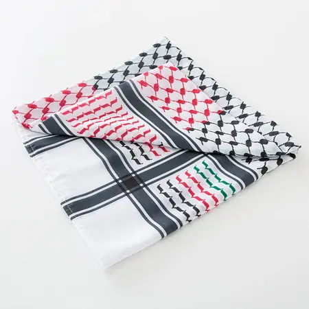 Unisex Jacquard Printed Tactical Headscarf – 135 × 135 cm detail