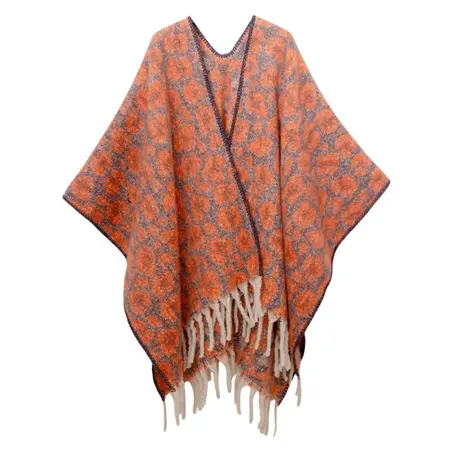 Leopard Print Jacquard Scarf Shawl – 165 × 125 cm detail