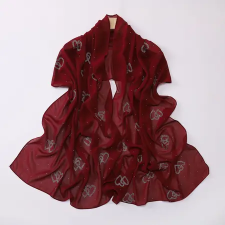 Chiffon Scarf Shawl detail