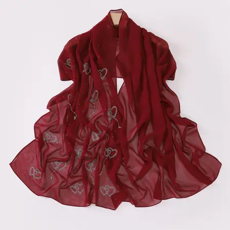 Chiffon Christmas Ornament detail