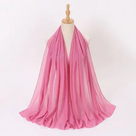 Chiffon Headscarf detail