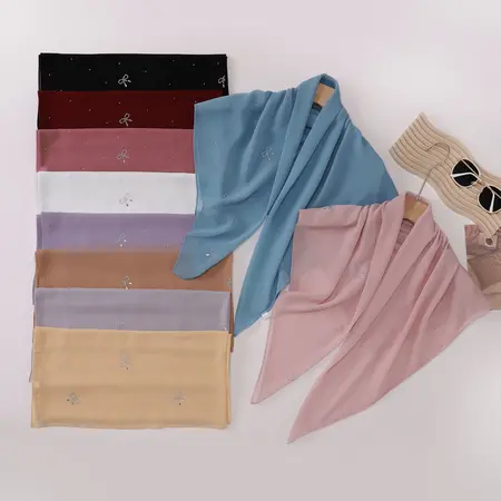 Chiffon Solid Color Hijab