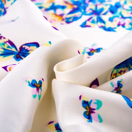 Floral Printed Scarf Shawl – 60 × 60 cm detail