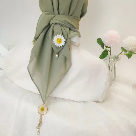 Chiffon Solid Color Hijab