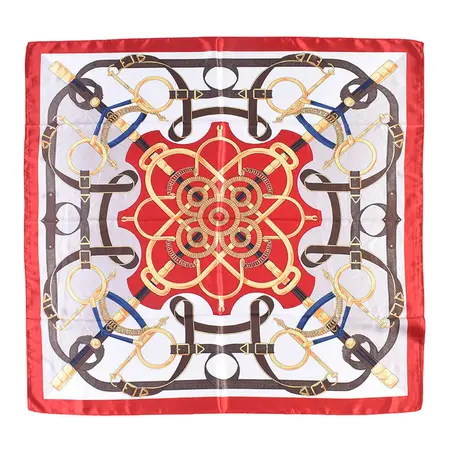 Printed Scarf Shawl – 90 × 90 cm detail