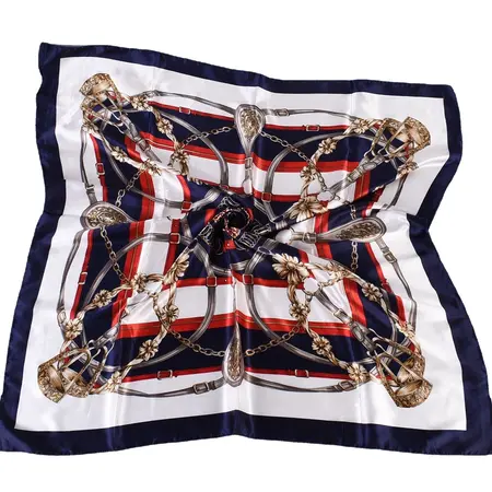 Geometric Printed Scarf Shawl – 90 × 90 cm detail