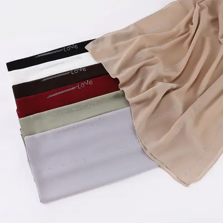 Chiffon Hijab detail