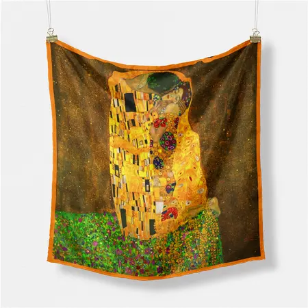 Printed Scarf Shawl – 53 × 53 cm detail