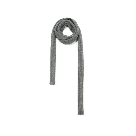 Women's Wool Lightweight Narrow Scarf Shawl – 240 × 4 cm detail