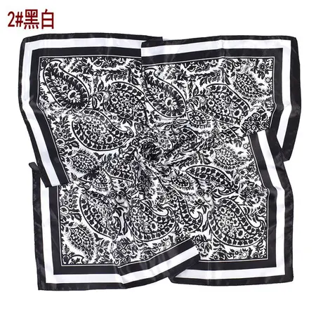 Silk Floral Scarf Shawl – 90 × 90 cm detail