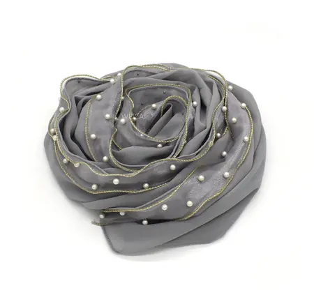 Chiffon Solid Color Hijab – 70 × 170 cm detail