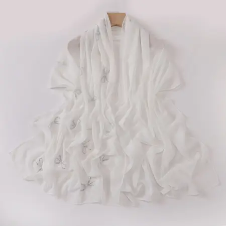 Chiffon Scarf Shawl detail
