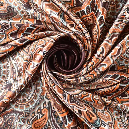 Floral Scarf Shawl – 90 × 90 cm detail