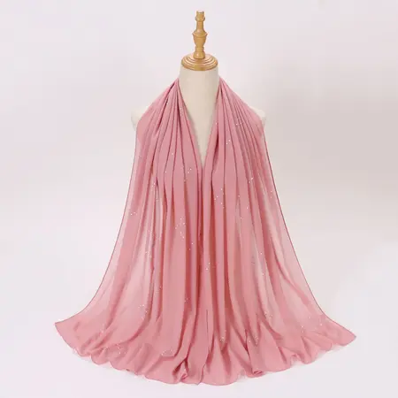 Chiffon Headscarf detail
