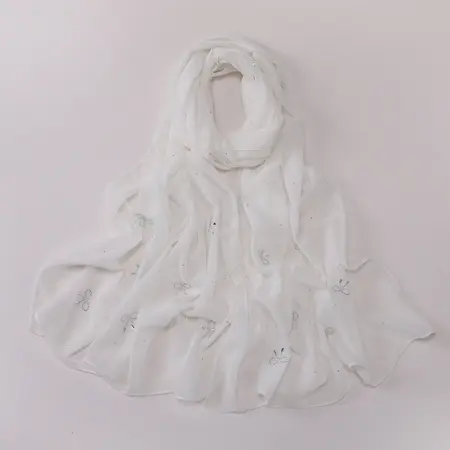 Chiffon Headscarf detail
