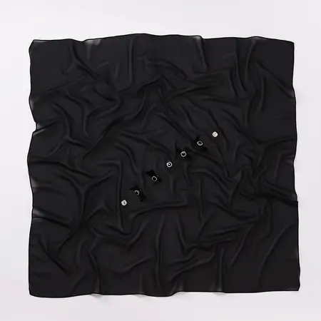 Chiffon Headscarf detail