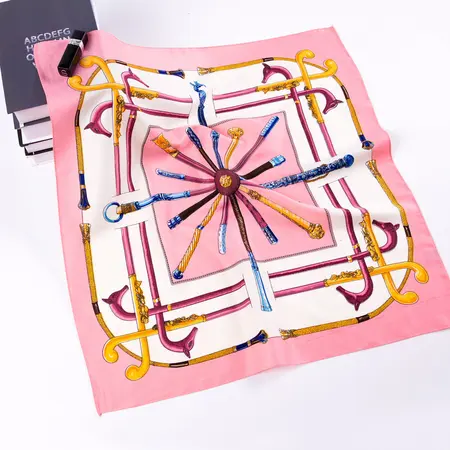 Printed Scarf Shawl – 60 × 60 cm detail
