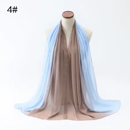 Chiffon Gradient Hijab detail
