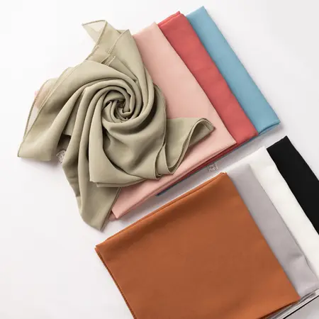 Chiffon Scarf Shawl – 90 × 90 cm