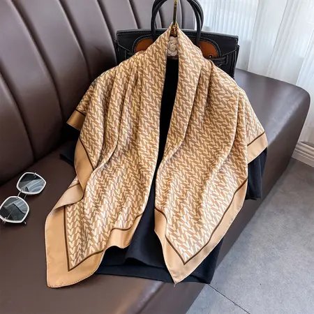 Printed Scarf Shawl – 90 × 90 cm