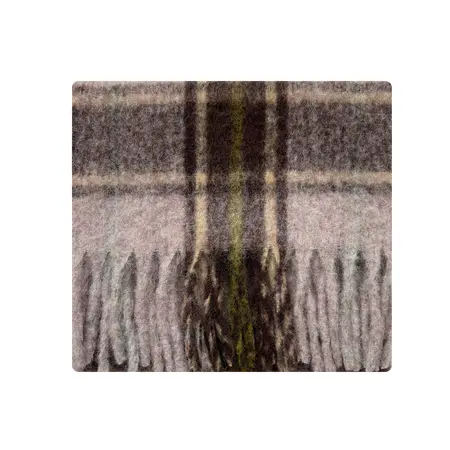 Women's Wool Blend Plaid Scarf Shawl – 220 × 40 cm detail