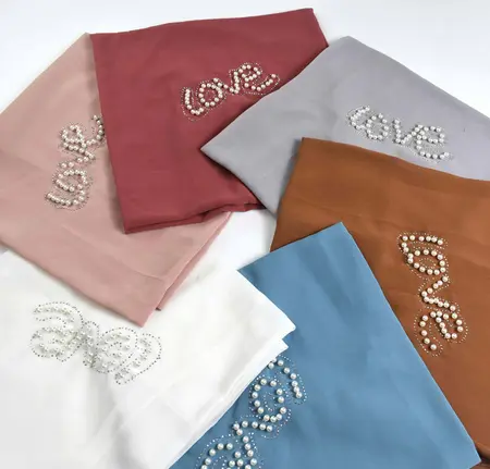 Chiffon Hijab detail