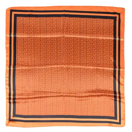 Silk Vintage Scarf Shawl – 90 × 90 cm detail
