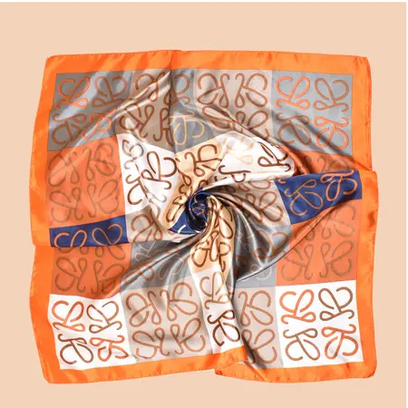 Printed Scarf Shawl – 90 × 90 cm detail