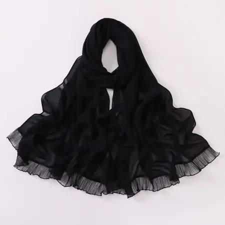 Chiffon Solid Color Hijab detail