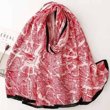 Silk Scarf Shawl – 180 × 90 cm detail