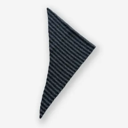 Women's 30% Wool Striped Scarf Shawl – 110 × 40 cm detail