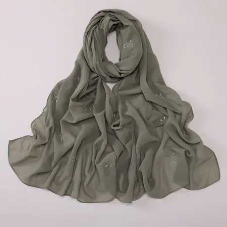 Chiffon Headscarf detail
