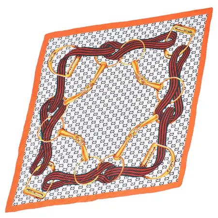 Pleated Printed Scarf Shawl – 90 × 90 cm detail