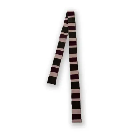 Colorblock Striped Knit Scarf Shawl – 160 × 6.5 cm detail