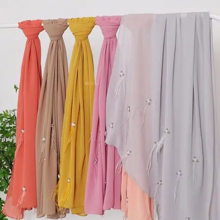 Chiffon Hijab detail
