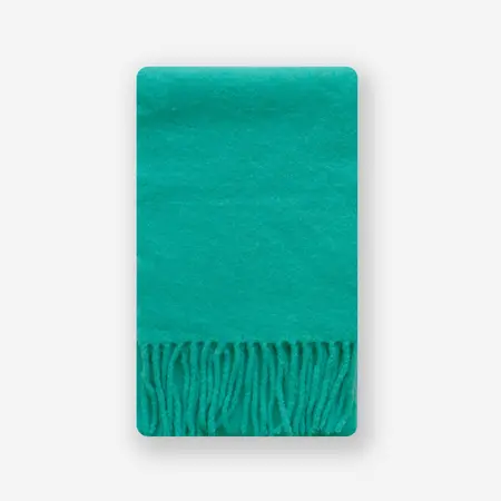 Women's 32% Wool Solid Color Scarf Shawl – 220 × 32 cm detail