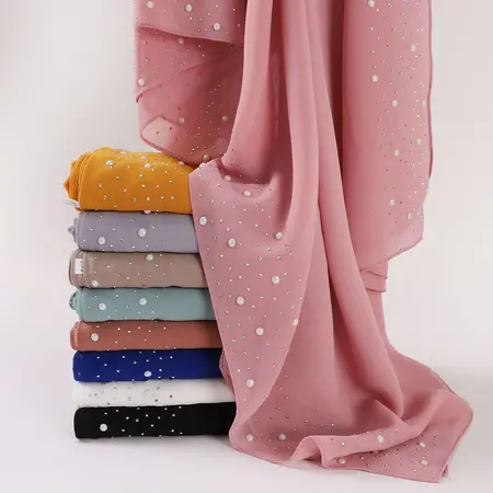 Chiffon Hijab detail