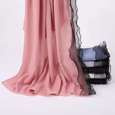 Chiffon Headscarf – 70 × 170 cm