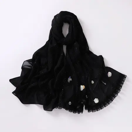 Chiffon Scarf Shawl detail