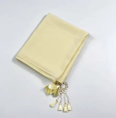 Chiffon Floral Hijab detail