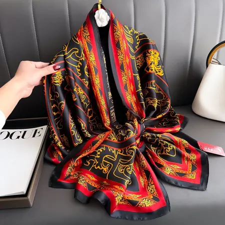 Printed Scarf Shawl – 90 × 180cm