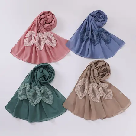 Chiffon Pleated Hijab