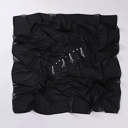 Chiffon Headscarf detail