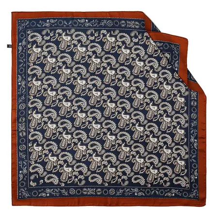 Unisex Silk Scarf Shawl – 70 × 70 cm
