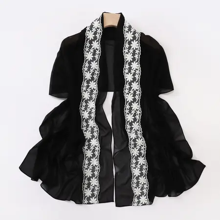 Chiffon Scarf Shawl detail